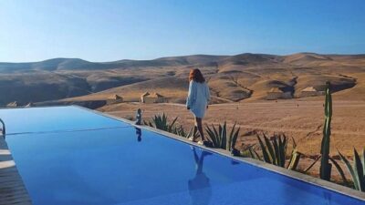 Piscine Désert Agafay : une oasis de luxe à quelques kilomètres de Marrakech
