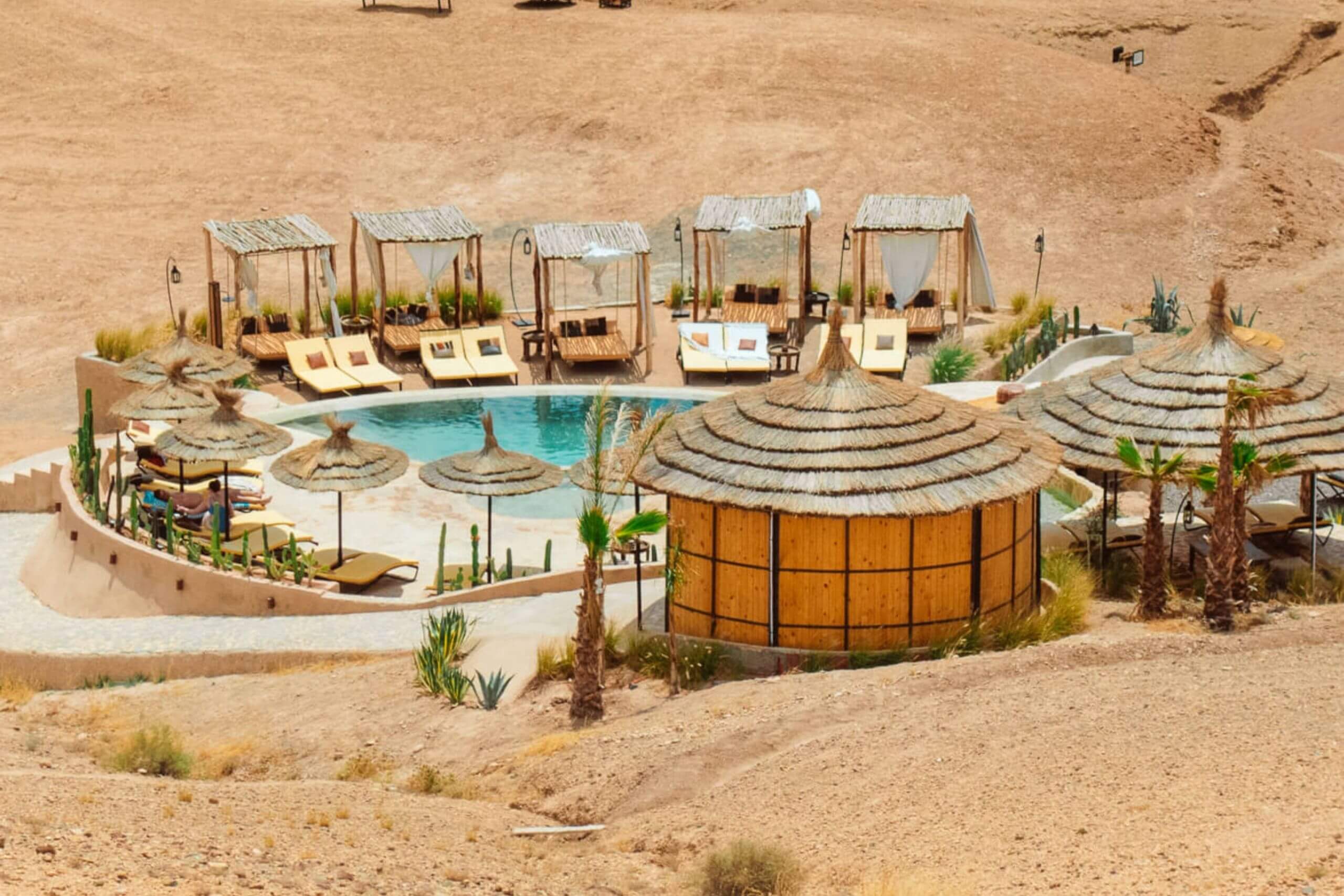 Prix excursion journée déjeuner piscine à agafay